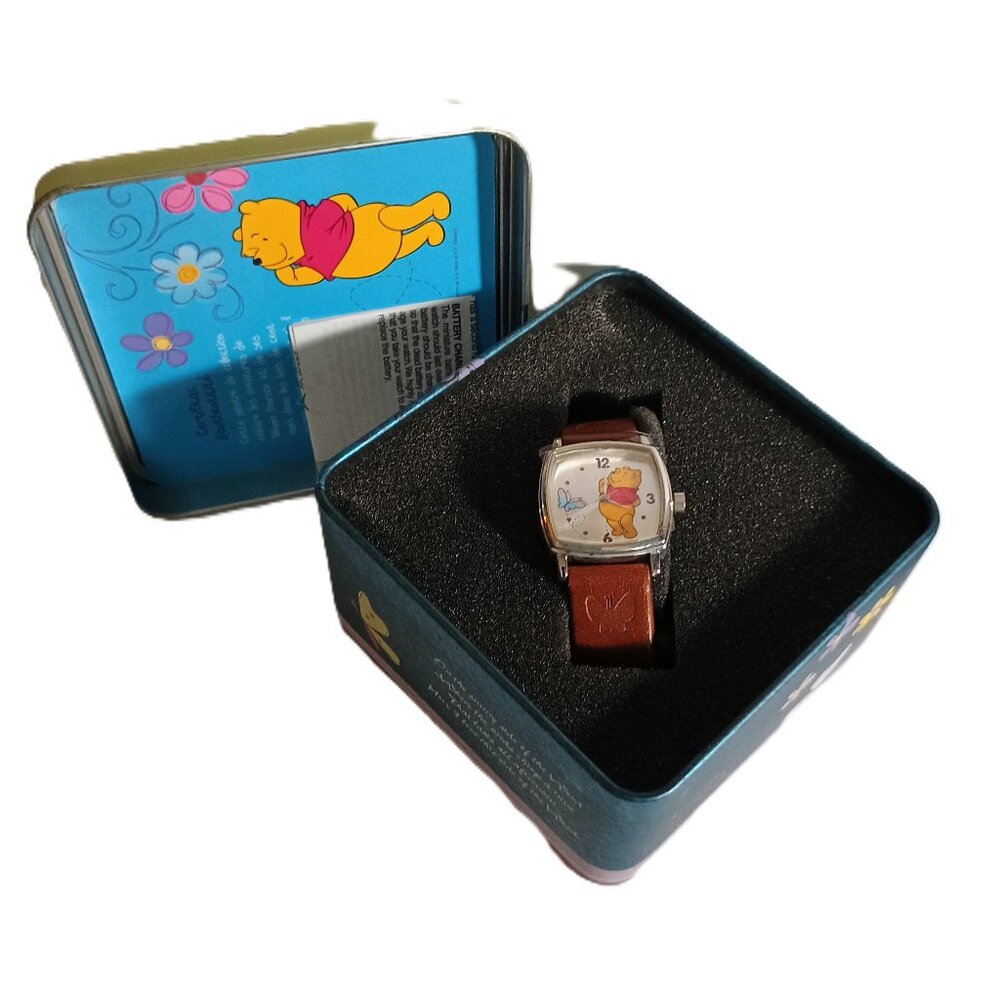 Vintage 1990s Disney Winnie The Pooh and Butterfly Friends Watch